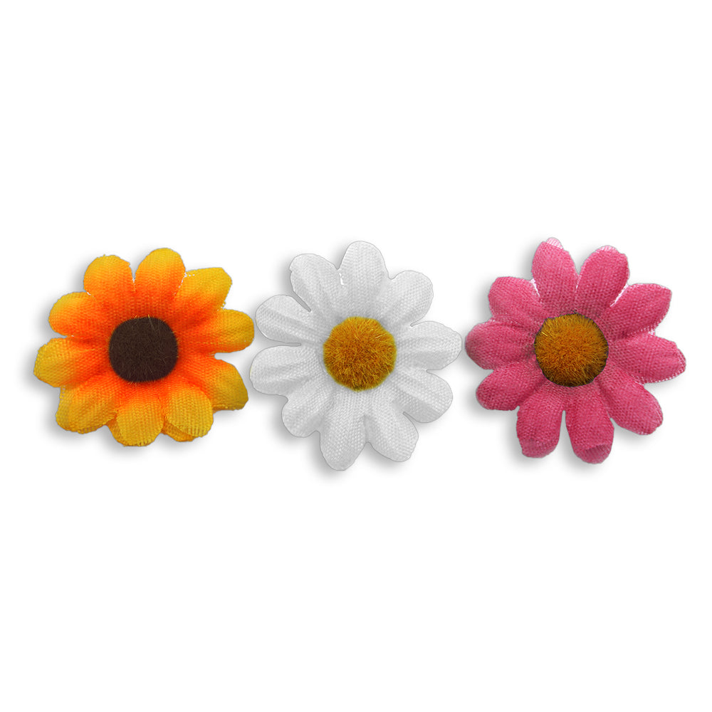 Crafty Bitz Daisy Flowers, Assorted #2- 12pk