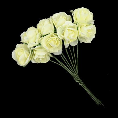 Crafty Bitz Flower Bunch, White