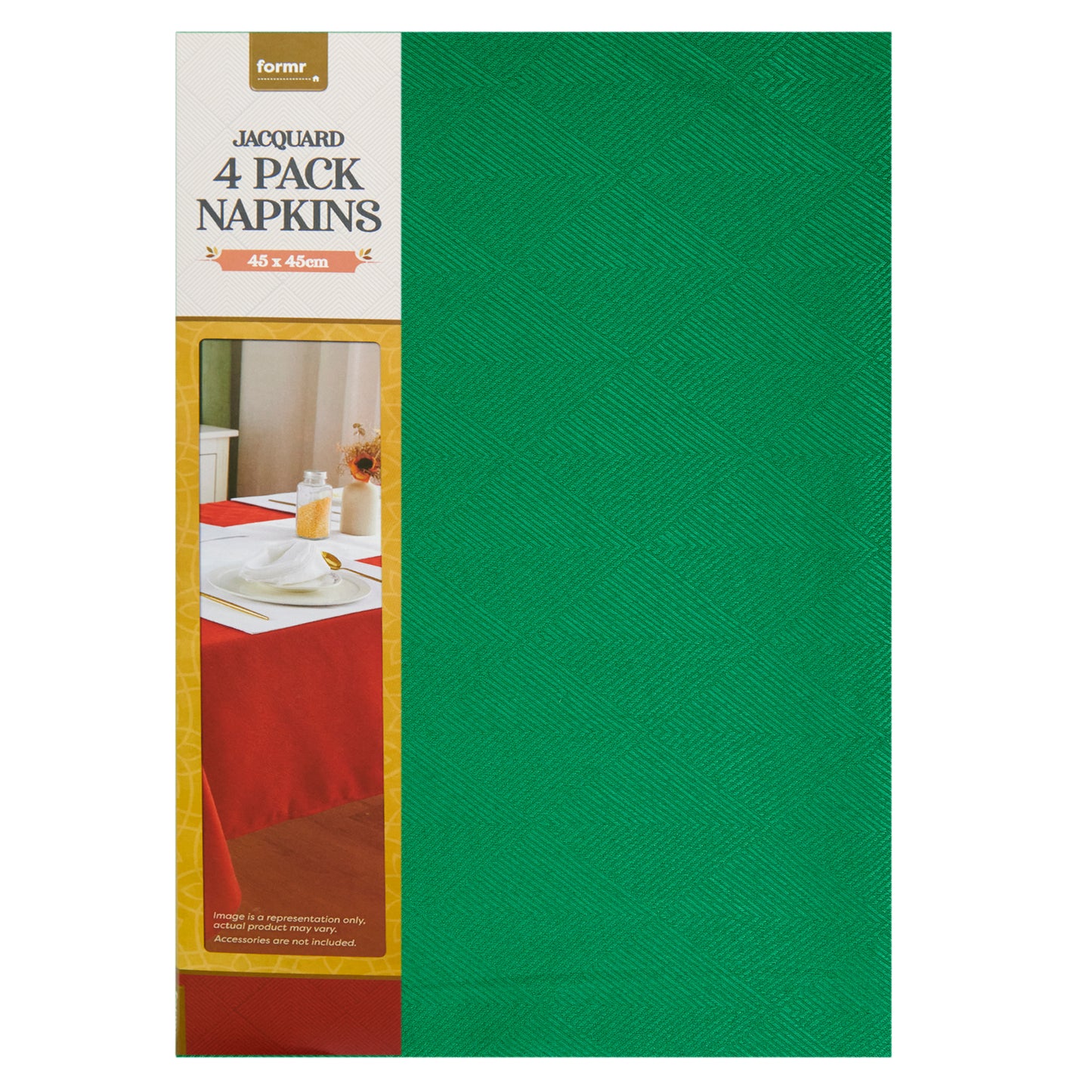 Formr Jacquard 4pk Napkin, 45x45cm