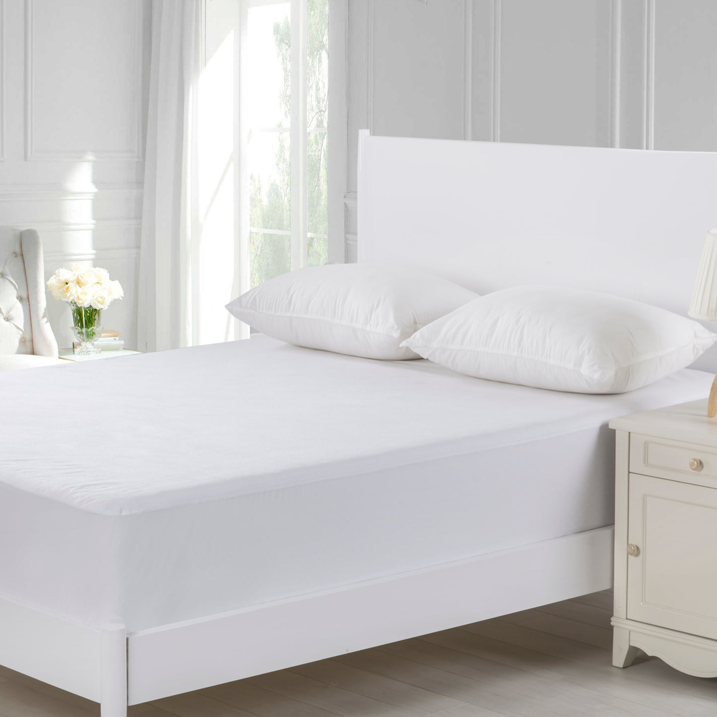 Formr Cotton Terry Waterproof Fitted Mattress Protector