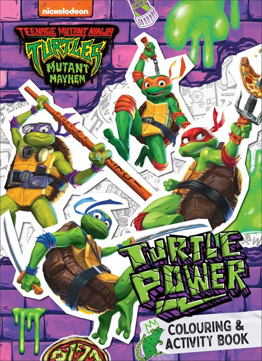 TMNT Mutant Mayhem Colouring Book