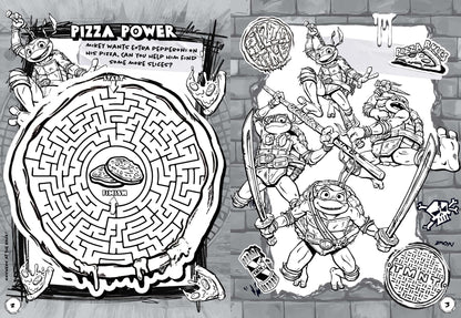 TMNT Mutant Mayhem Colouring Book