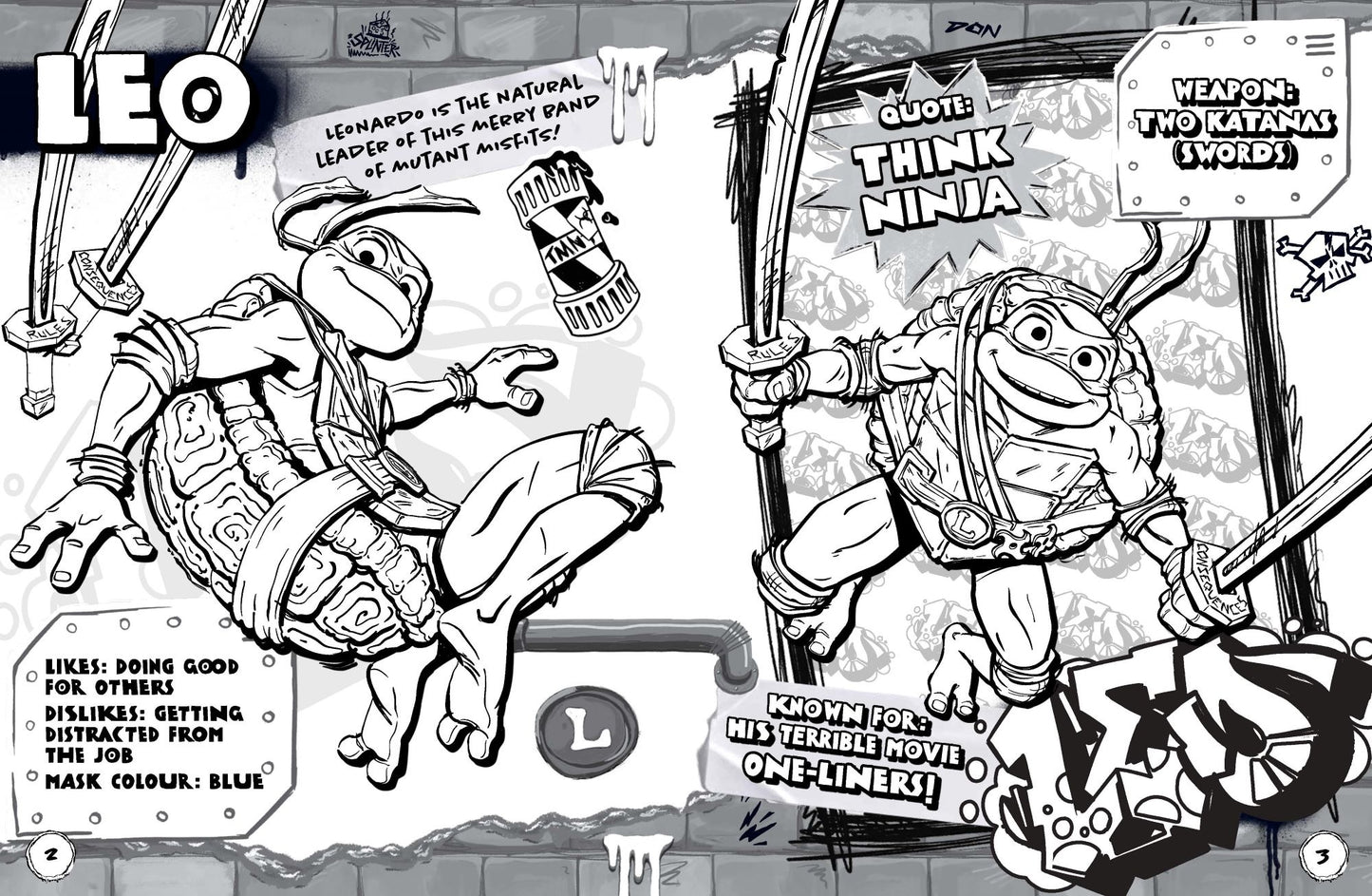 TMNT Mutant Mayhem Mega Colouring Book