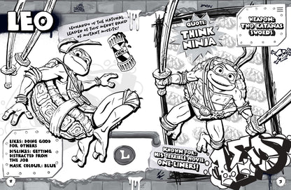 TMNT Mutant Mayhem Mega Colouring Book