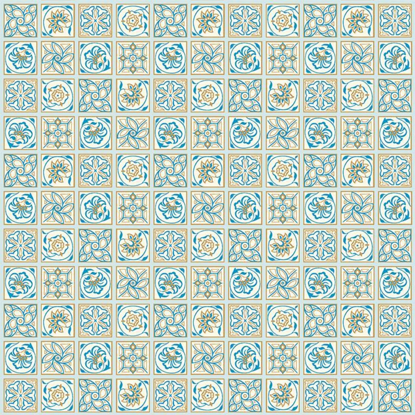 Liberty Fabrics The Emporium Collection, Argyll Tile- 110cm