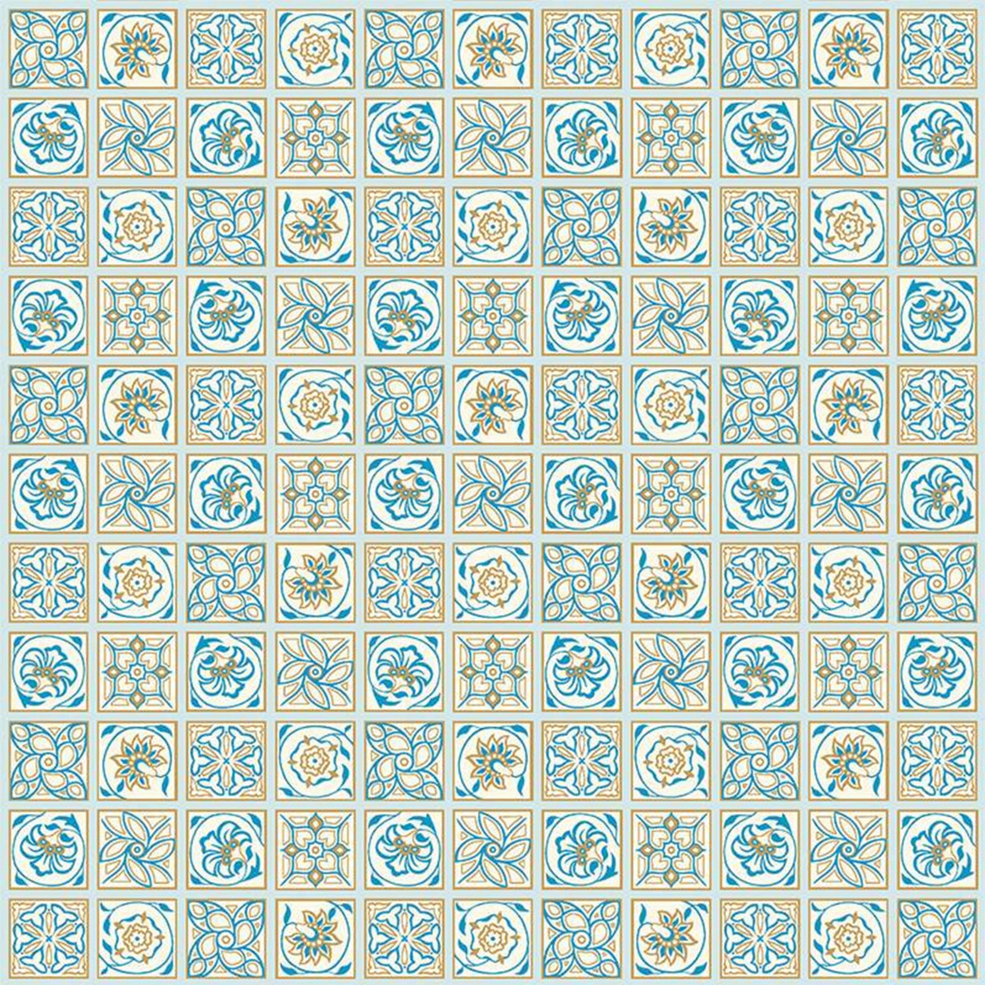 Liberty Fabrics The Emporium Collection, Argyll Tile- 110cm