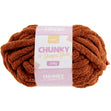 Makr Chunky Sherpa Crochet & Knitting Yarn, Amber Brown- 226g Polyester Yarn