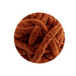 Makr Chunky Sherpa Crochet & Knitting Yarn, Amber Brown- 226g Polyester Yarn