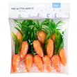 Easter Polystyrene Carrots with Glitter Small 12pc 1.5cmx4cm