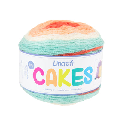 Lincraft Cakes Crochet & Knitting Yarn, 200g Acrylic Wool Blend Yarn