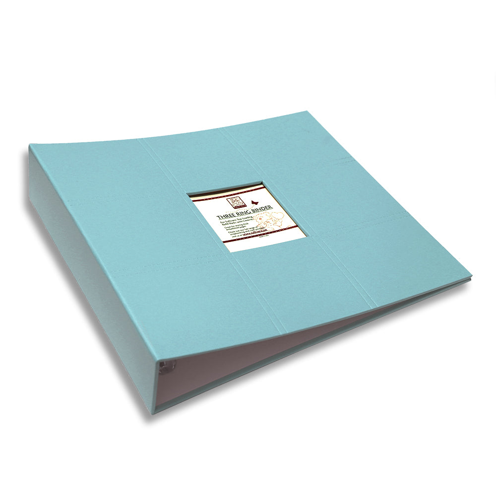 Paperxtra 3D Ring Scrapbook Binder, Light Blue- 12x12in