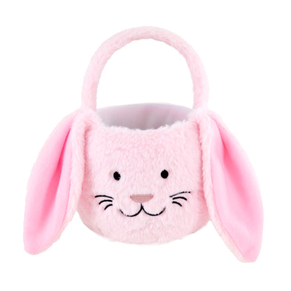 Easter Plush Bunny Basket- Assorted