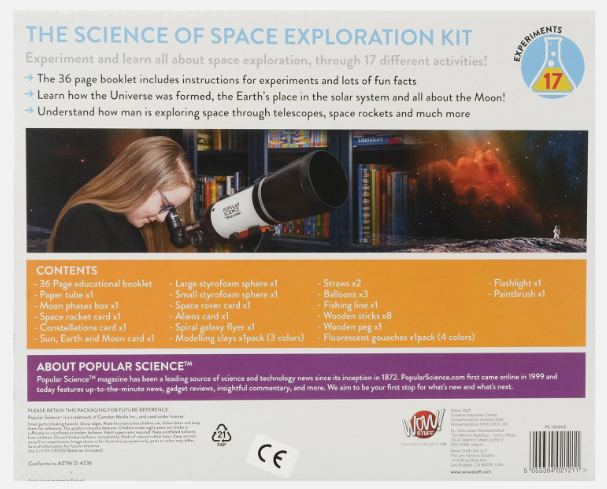 Popular Science The Science Of Space Exploration Kit