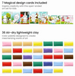 Arteza Clay Number Set, Magical Creatures Assorted Color