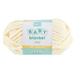 Makr Baby Blanket Crochet & Knitting Yarn, Snow White- 250g Polyester Yarn