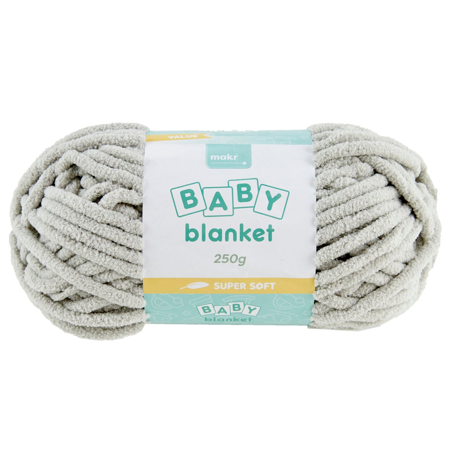 Makr Baby Blanket Crochet & Knitting Yarn, New Mint Light Green- 250g Polyester Yarn