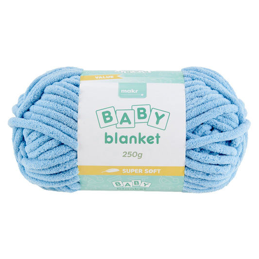 Makr Baby Blanket Crochet & Knitting Yarn, 250g Polyester Yarn