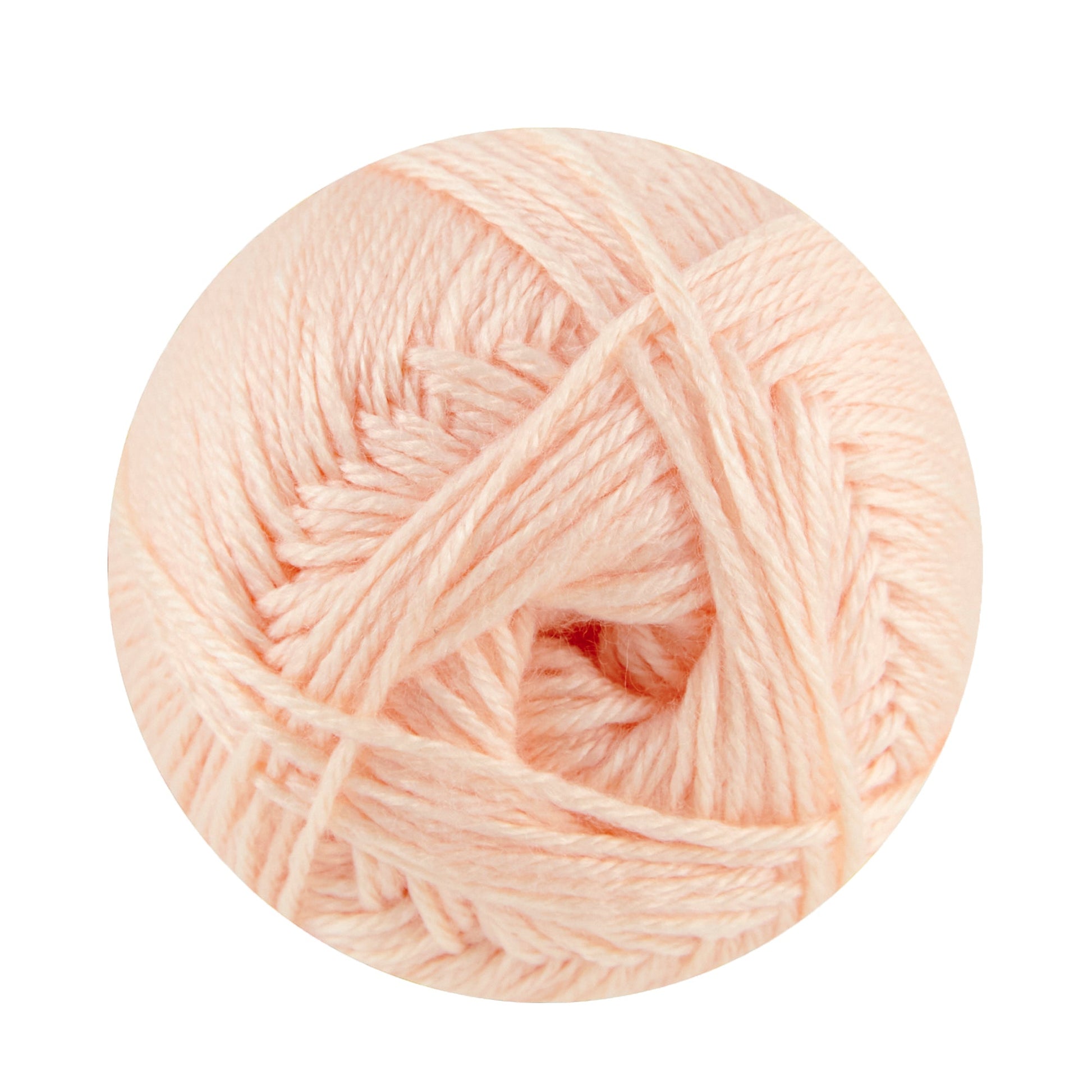 Makr Baby Soft Crochet & Knitting Yarn, Tender Peach- 100g Acrylic Nylon Yarn