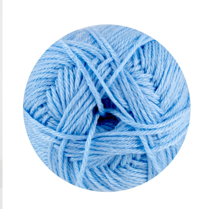 Makr Baby Soft Crochet & Knitting Yarn, Angel Blue- 100g Acrylic Nylon Yarn