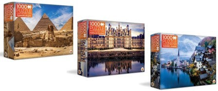 1000-Piece Jigsaw Puzzle, Regal Travel Jigsaw Series- 3 Asst