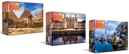 1000-Piece Jigsaw Puzzle, Regal Travel Jigsaw Series- 3 Asst