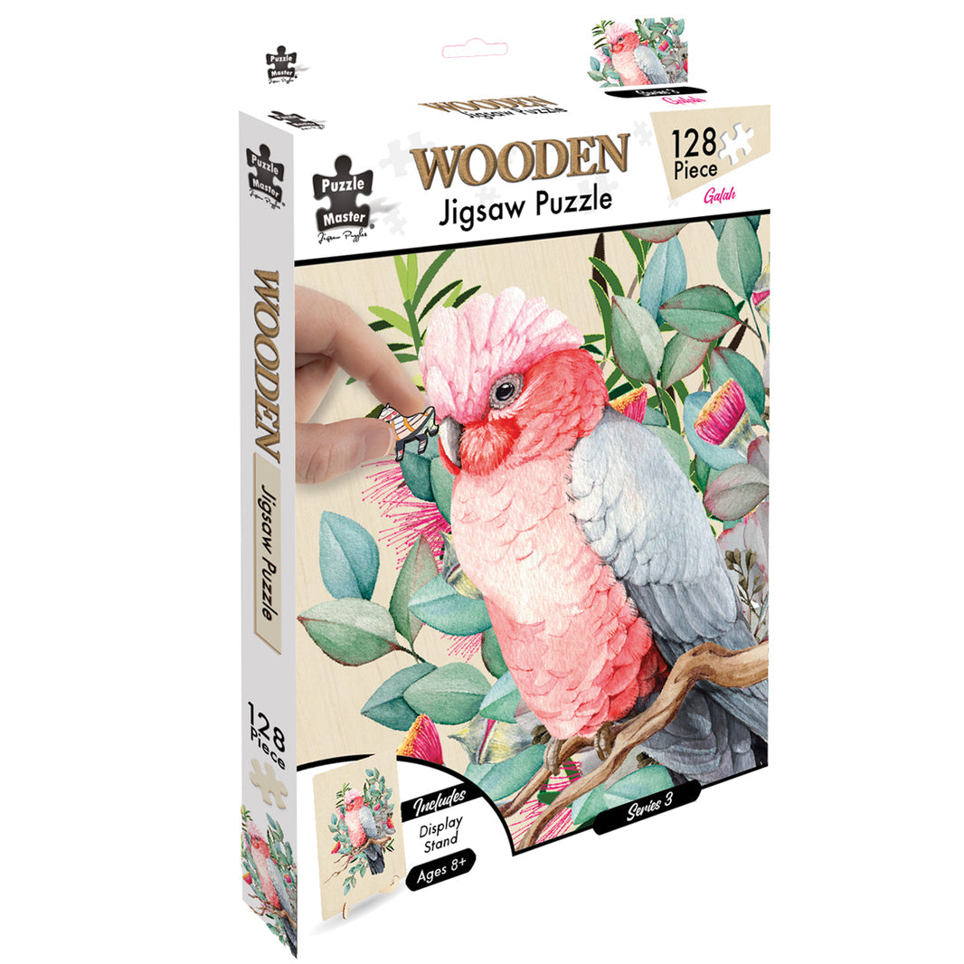 Puzzlemaster A4 Wood Display Puzzle, Galah