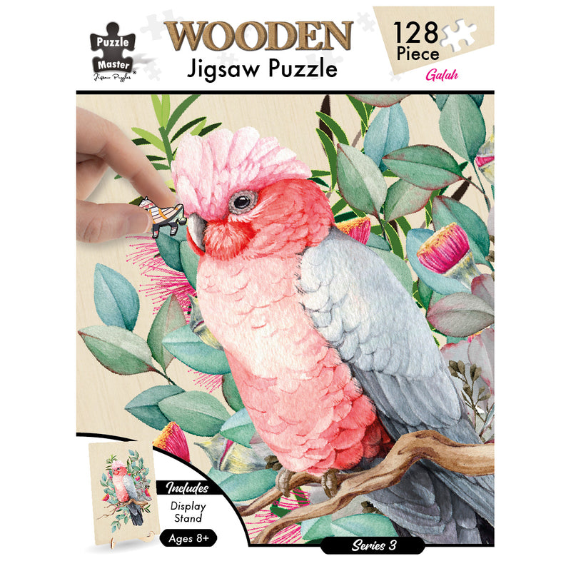 Puzzlemaster A4 Wood Display Puzzle, Galah