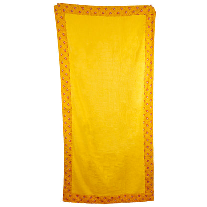 Formr Cotton Beach Towel, Yellow Coral- 100x180cm