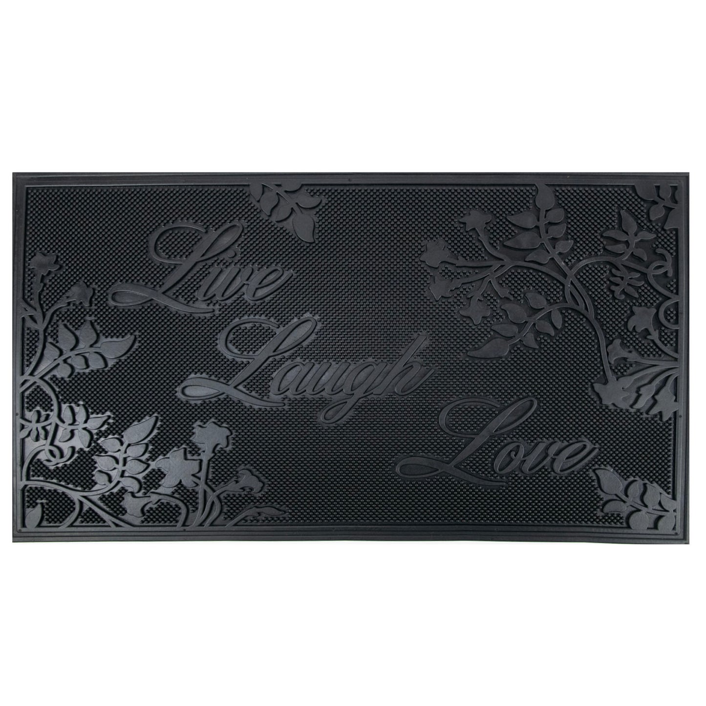 Formr Rubber Pin Mat, Live Laugh Love- 45x75cm