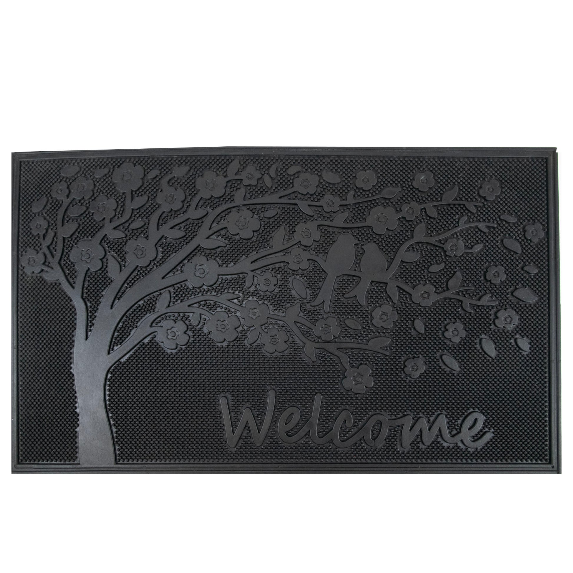 Formr Rubber Pin Mat, Welcome Tree- 45x75cm