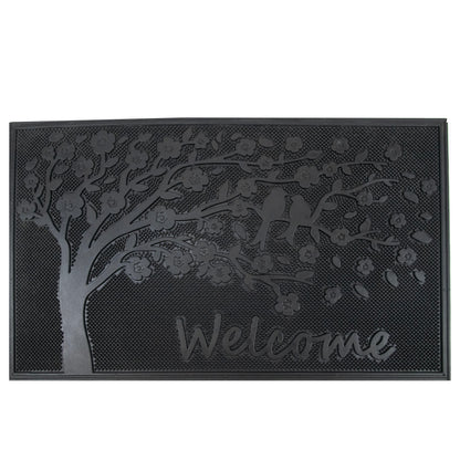 Formr Rubber Pin Mat, Welcome Tree- 45x75cm