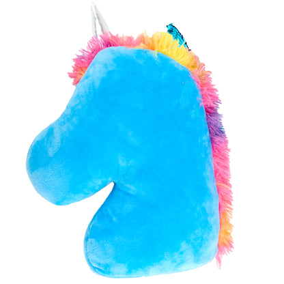 Formr Junior Novelty Cushion, Unicorn Sequin- 35cm