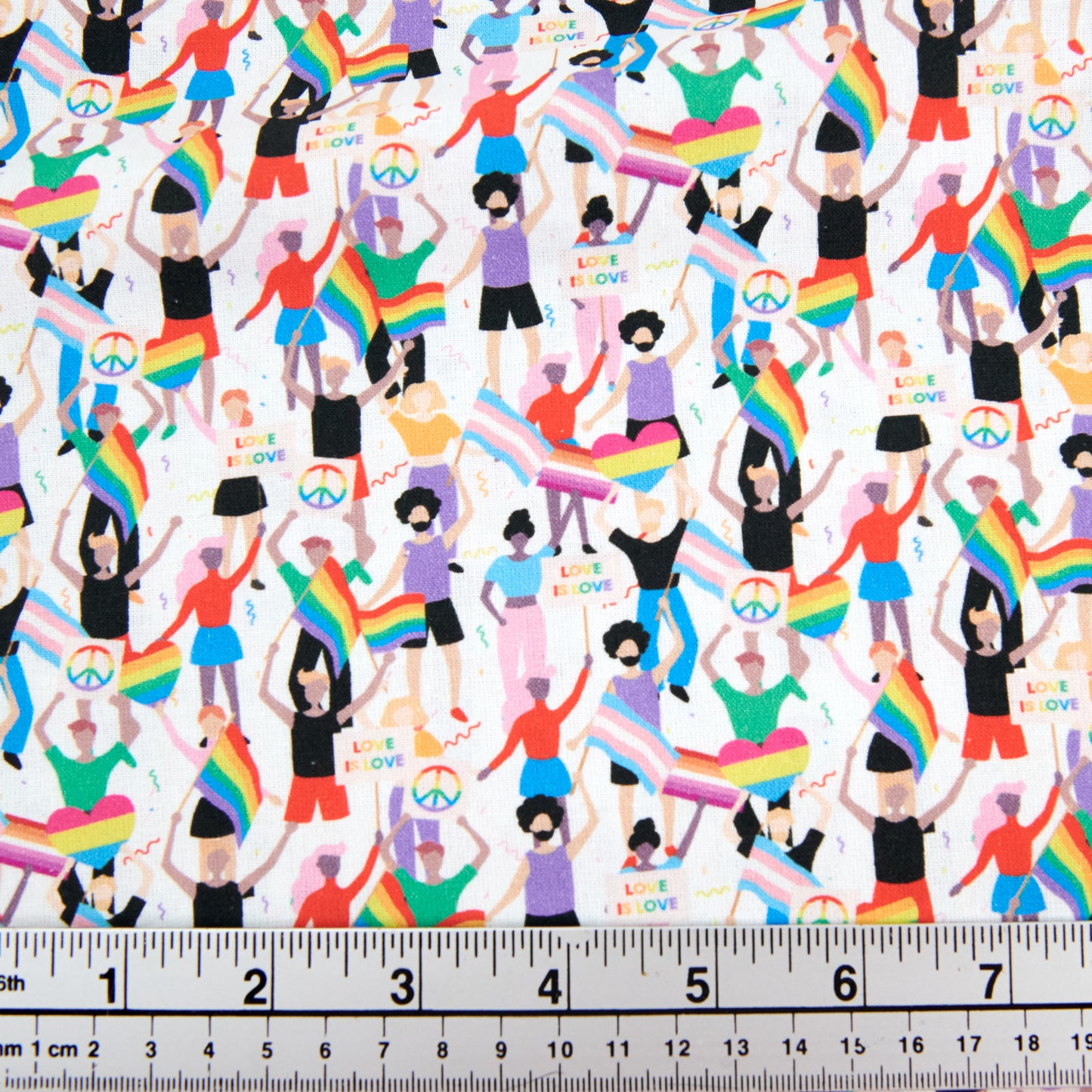 Craft Prints Pride Fabric, People Joy -Width 112cm