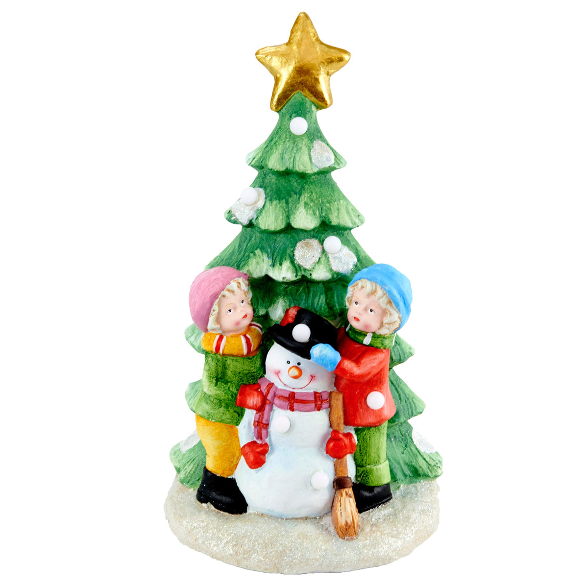 Christmas Figurine Snowman Tree
