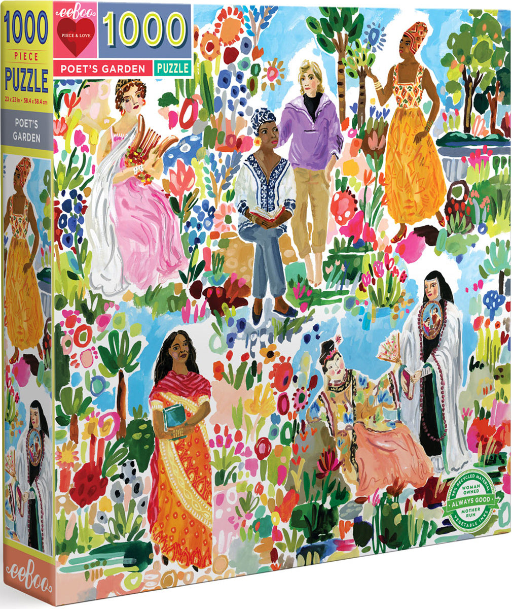 1000-Piece Jigsaw Puzzle, Poets Garden