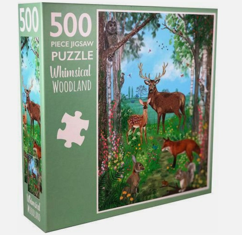 500-Piece Jigsaw Puzzle, Whimsical Woodland