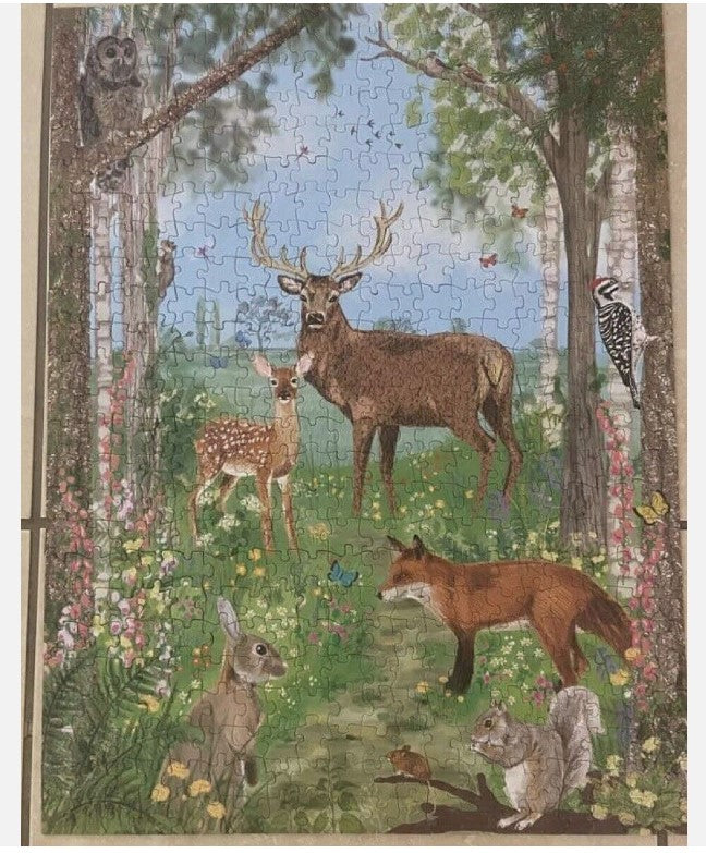 500-Piece Jigsaw Puzzle, Whimsical Woodland