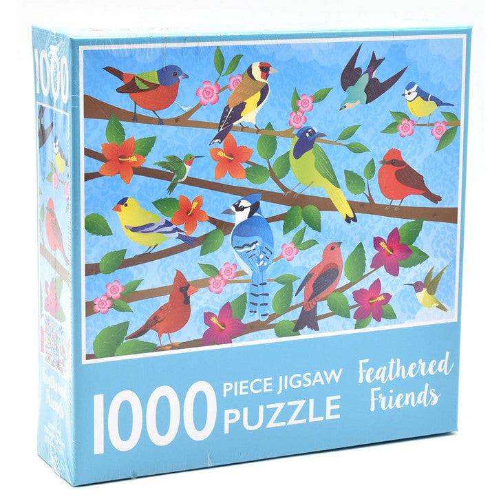 1000-Piece Jigsaw Puzzle, Feathered Friends