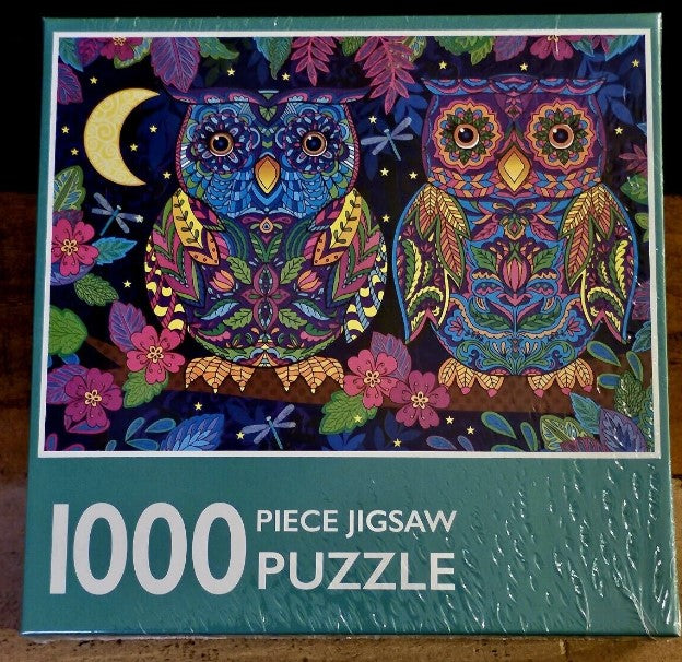 1000-Piece Jigsaw Puzzle, Wise Owls