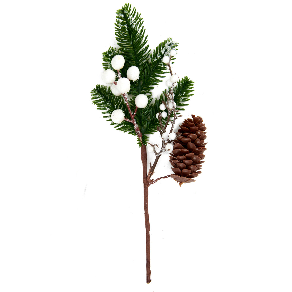 Christmas Picks, White- 36cm