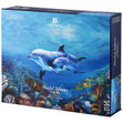 1000-Piece Jigsaw Puzzle Playful Dolphins Reef Exploring