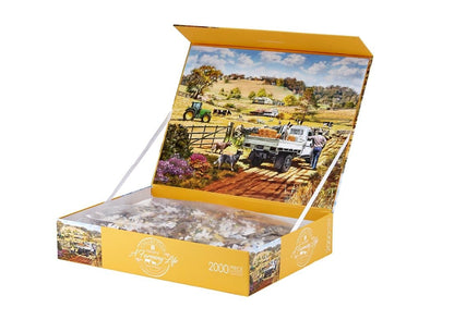 2000-Piece Jigsaw Puzzle A Farming Life Countryside Exploring