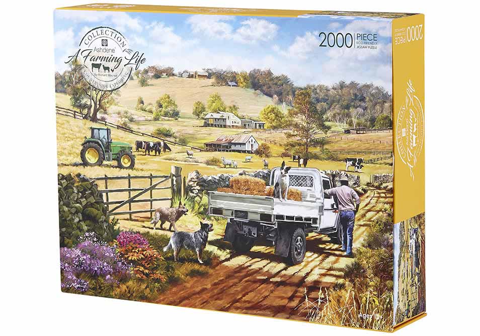 2000-Piece Jigsaw Puzzle A Farming Life Countryside Exploring