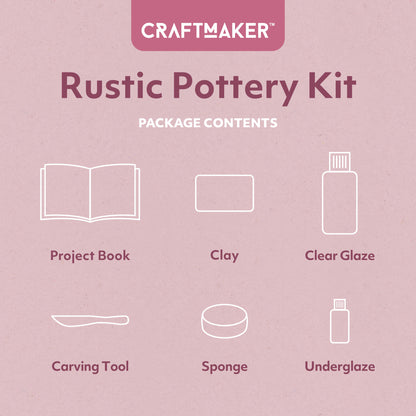 Craft Maker Rustic Pottery Kit