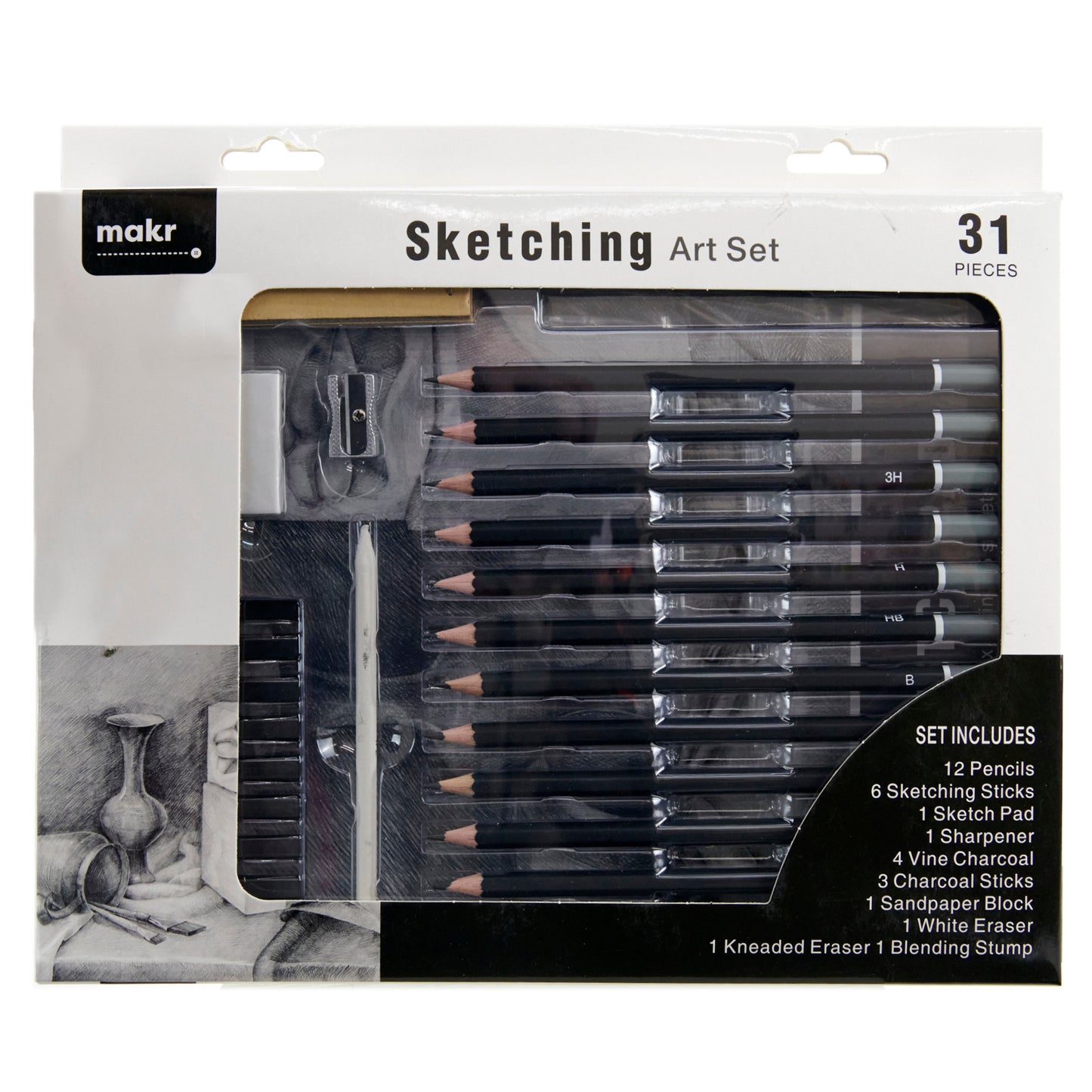 Makr Sketch Art Set, 31pc