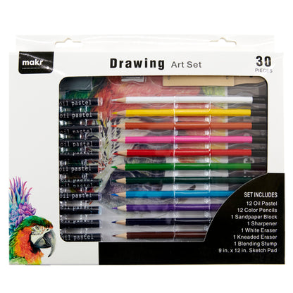 Makr Drawing Art Set, 30pc