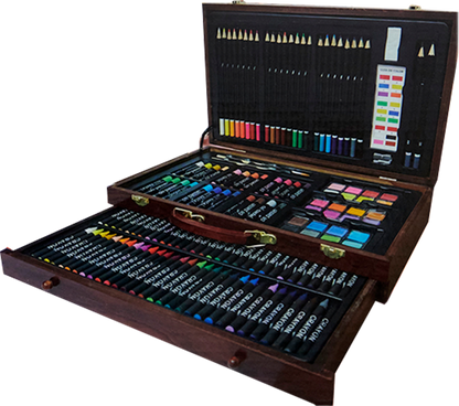 Makr Mixed Media Art Set With Cary Case, 140pce