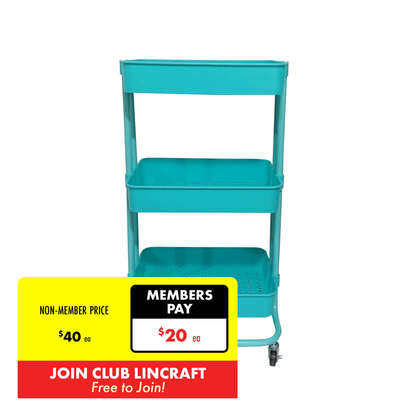 3 Tier Storage Trolley- 42cmx33cmx80cm