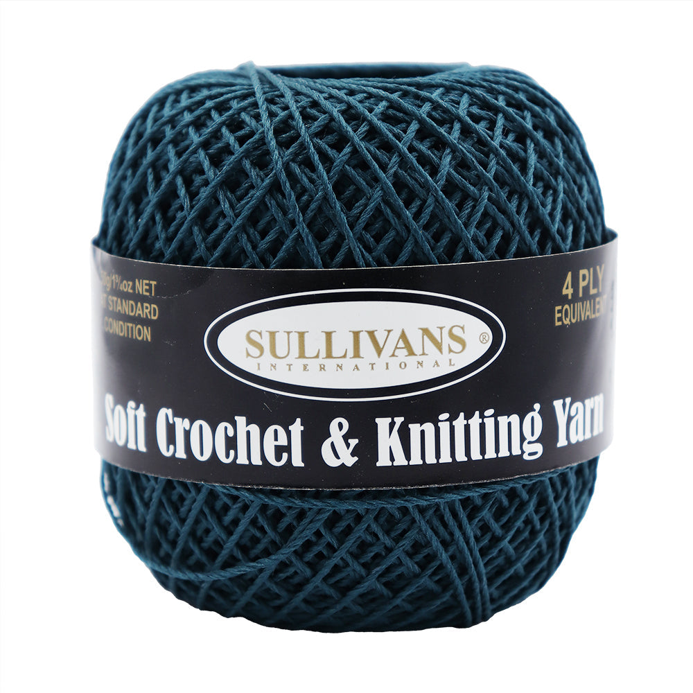 Sullivans Soft 4ply Crochet and Knitting Yarn, 50g Polyester Yarn