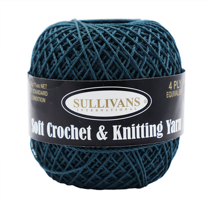 Sullivans Soft 4ply Crochet and Knitting Yarn, 50g Polyester Yarn